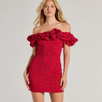 Sparkle Ruffle Dress