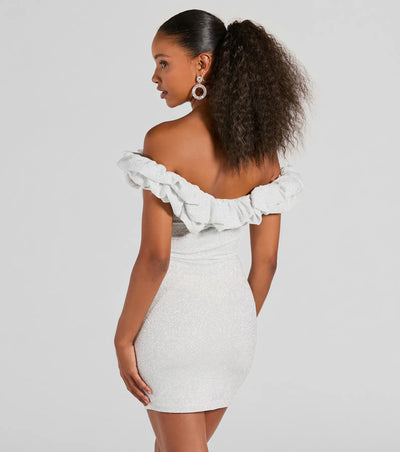 Sparkle Ruffle Dress