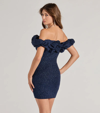 Sparkle Ruffle Dress