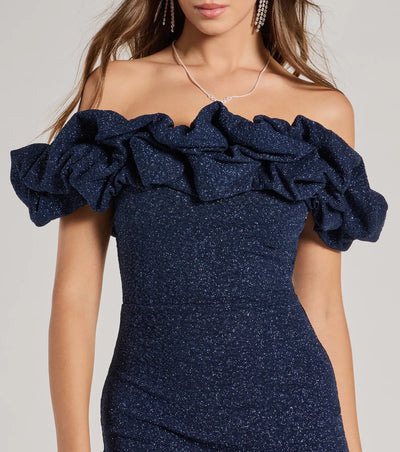 Sparkle Ruffle Dress