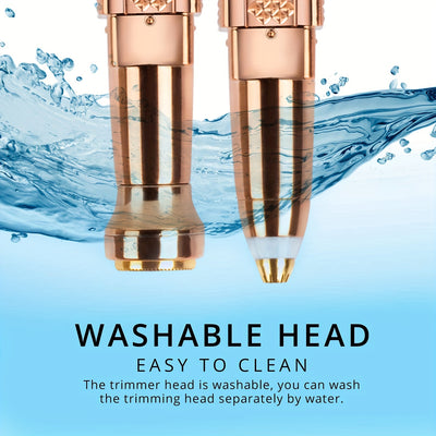 2-in-1 Electric Eyebrow Trimmer & Hair Removal Device