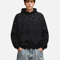 Premium Rhinestone Sparkle Hoodie — Y2K Streetwear | Unisex + Party Ready Look