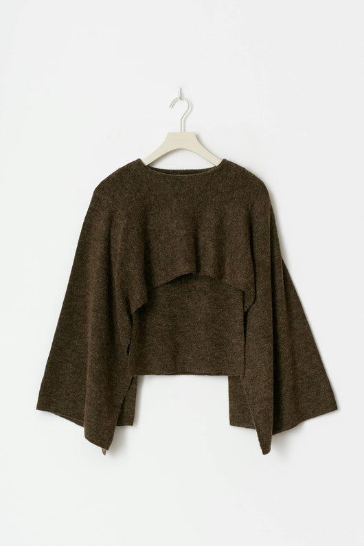Knitted Cape Top
