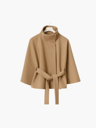 Belted Cape Jacket