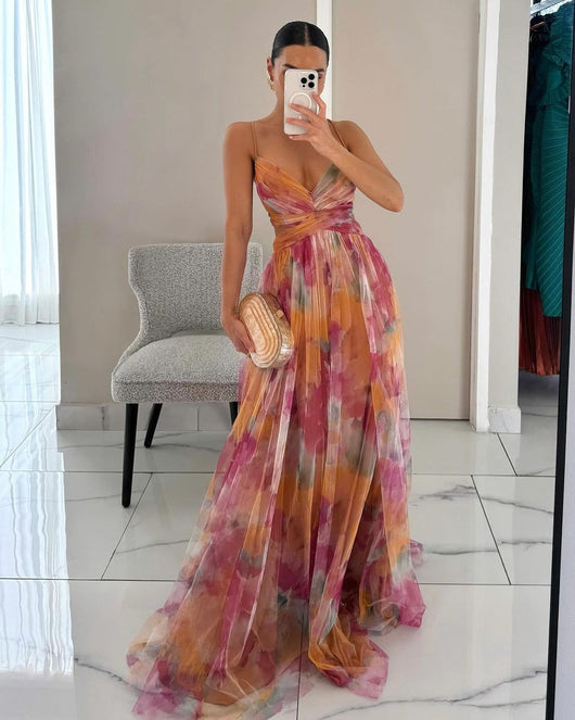 BloomLace Maxi Dress