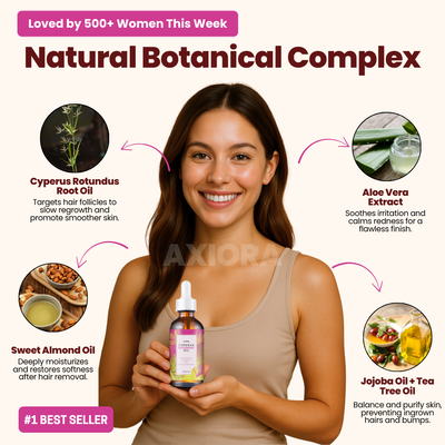 Cyperus Rotundus Oil - Natural Hair Removal & Moisturizing Oil