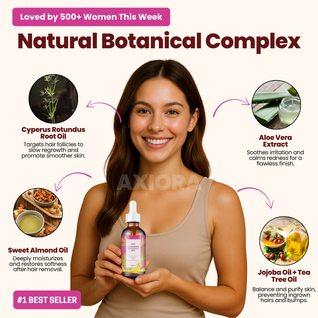 Cyperus Rotundus Oil - Natural Hair Removal & Moisturizing Oil