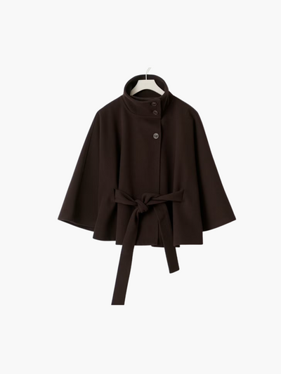 Belted Cape Jacket