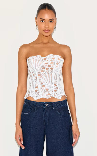 Floral Lace Corset
