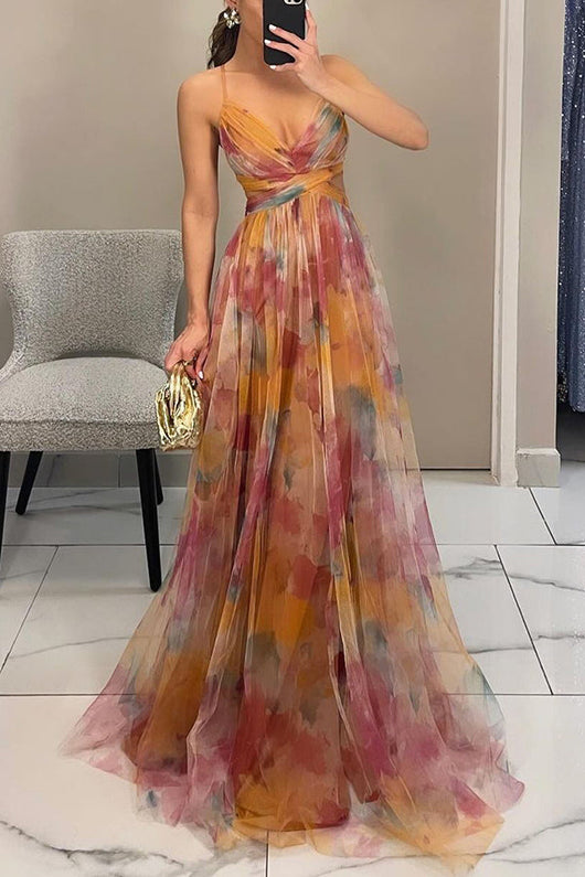 BloomLace Maxi Dress