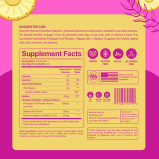 Banex™ Slippery Kitty Vaginal Probiotic Gummies