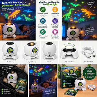Dinosaur Night Light Projector