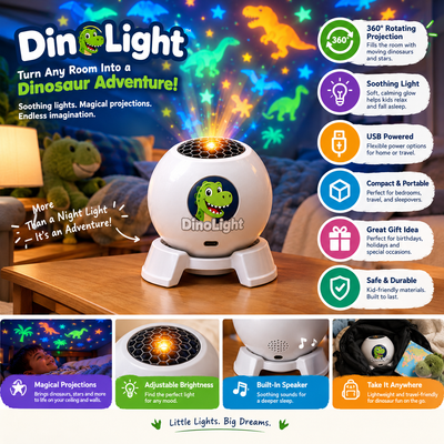 Dinosaur Night Light Projector
