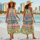 Boho Halterneck Beach Dress