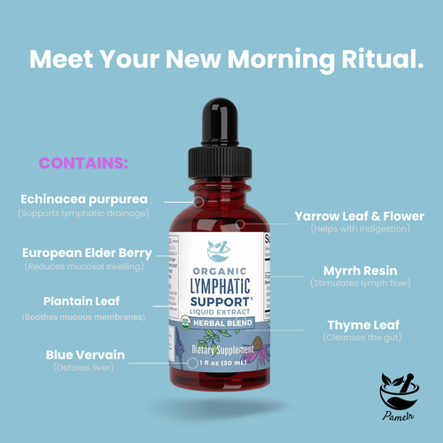 Organic Lymphatic Support Herbal Extract