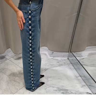 Viral Studded Denim
