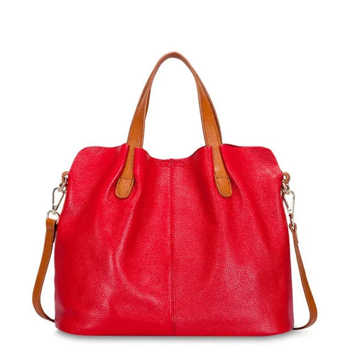 GENUINE LEATHER HANDBAG