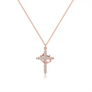 Cross Crown Necklace