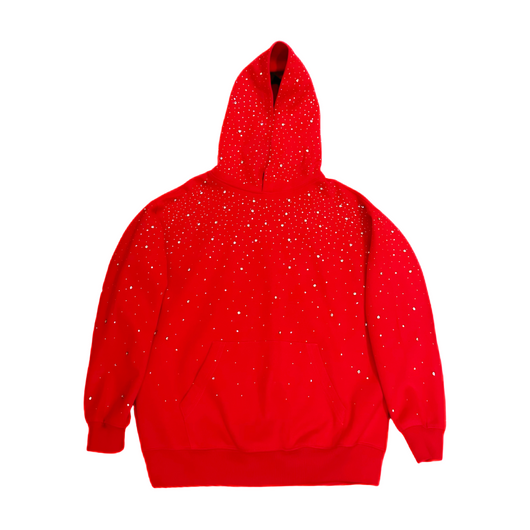 Premium Rhinestone Sparkle Hoodie — Y2K Streetwear | Unisex + Party Ready Look