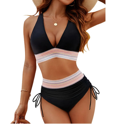 High-Waist Tummy Control Bikini Set