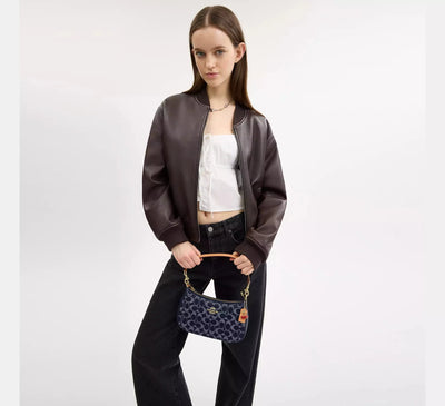 Teri Denim Shoulder Bag