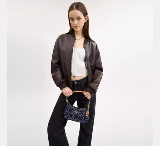 Teri Denim Shoulder Bag