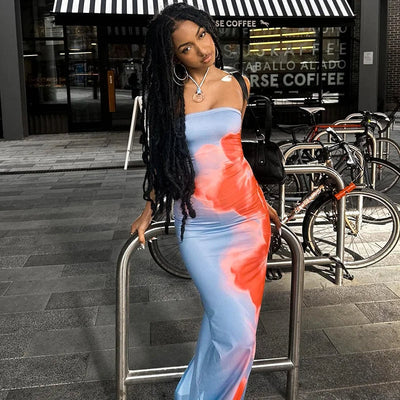 Strapless Maxi Dress